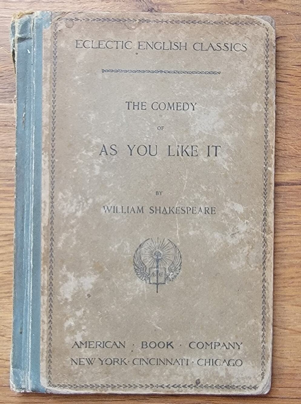 Eclectic English Plays: As You Like It by William Shakespeare 1895 READ